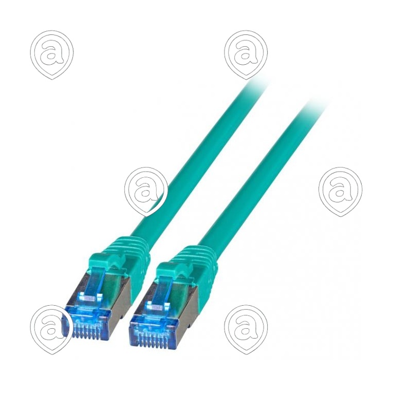 Vahekaabel CAT6A S/FTP 10G 0,5m (roheline) Superflex                                                                                                                                 