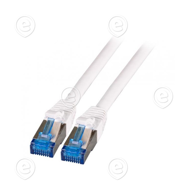Vahekaabel CAT6A S/FTP 10G 0,5m (valge) Superflex                                                                                                                        