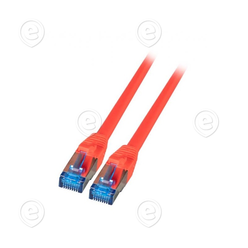Vahekaabel CAT6A S/FTP 10G 5,0m (punane) Superflex                                                                                                                                    