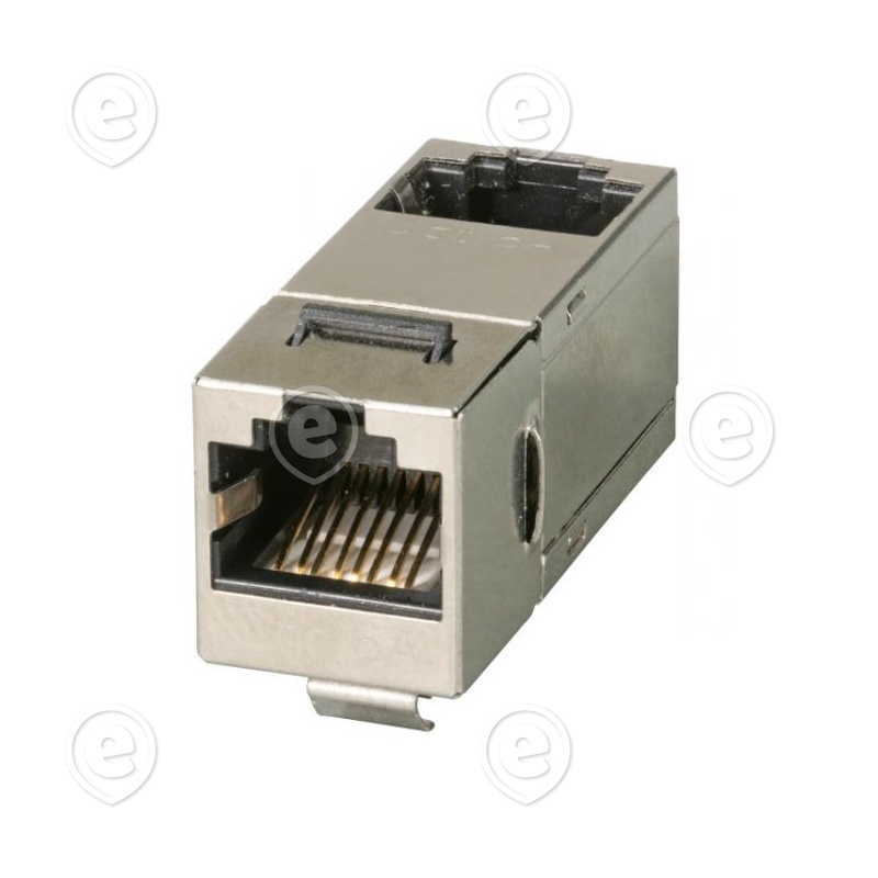 Modularadapter RJ45 STP, Cat.6A, 90° nurga all                                                                                                                                          