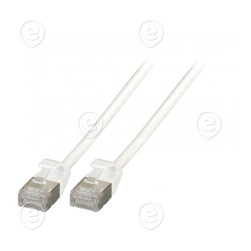 Vahekaabel CAT6A FTP 0,25m hall (ultrapehme TPE 4,0mm)