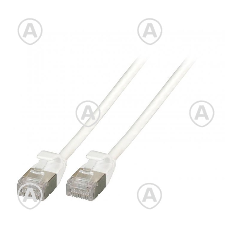 Vahekaabel CAT6A FTP 1,0m hall (ultrapehme TPE 4,0mm)