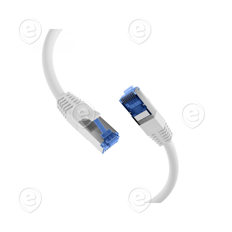 Vahekaabel CAT6A S/FTP 10G 4,0m (valge) Superflex                                                                                                                  