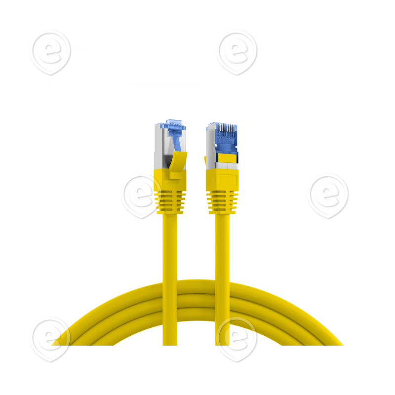 Vahekaabel CAT6A S/FTP 10G 0,15m (kollane) Superflex                                                                                                                                 