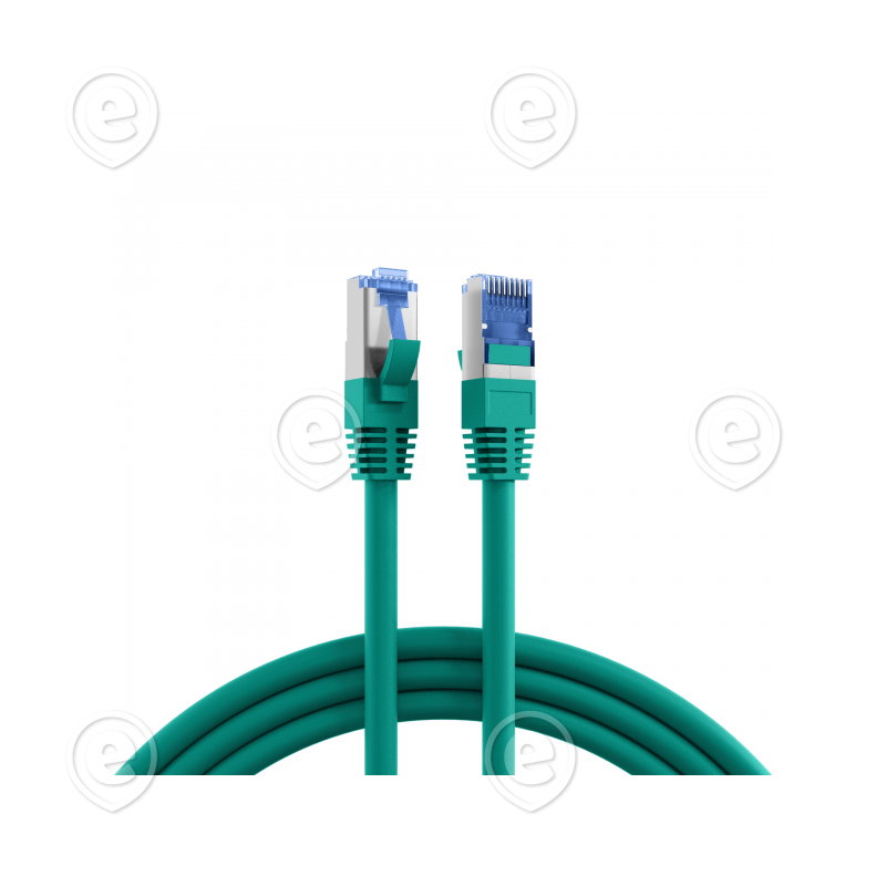Vahekaabel CAT6A S/FTP 10G 0,15m (roheline) Superflex                                                                                                                                 