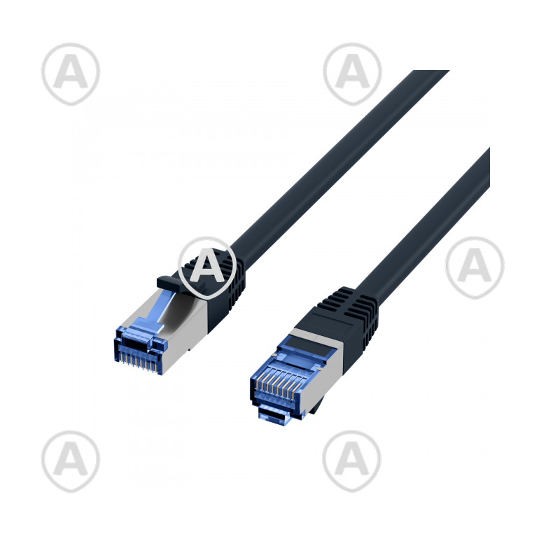 Vahekaabel CAT6A S/FTP 10G 0,15m (must) Superflex                                                                                                                                 