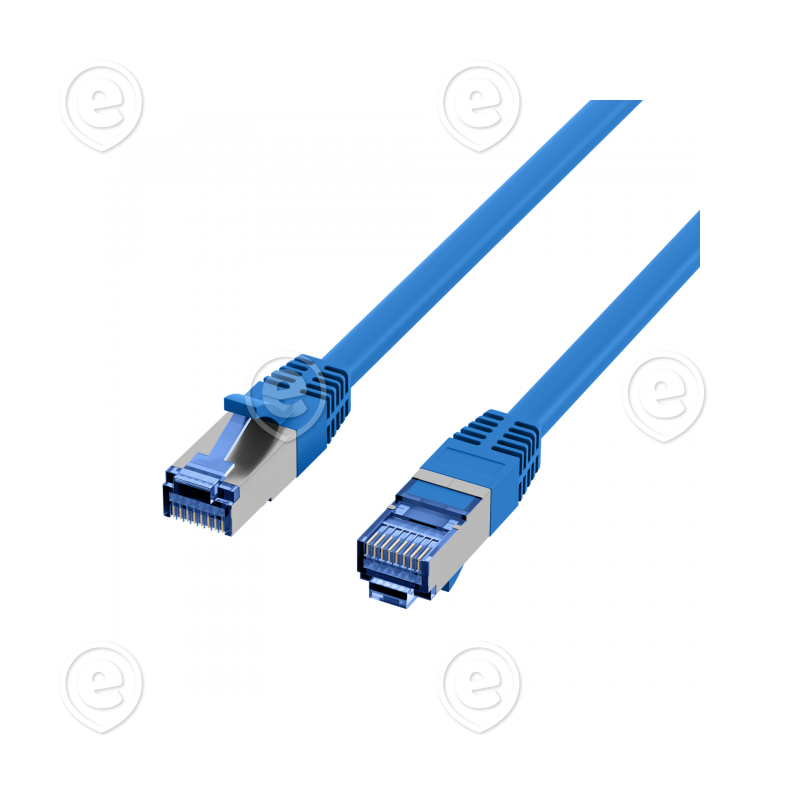 Vahekaabel CAT6A S/FTP 10G 0,15m (sinine) Superflex