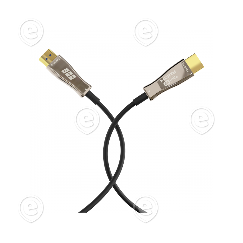 HDMI AOC fiiberoptilinekaabel, diameeter 4,7mm, 26AWG , 4K60Hz 18 Gbit/s 50,0m
