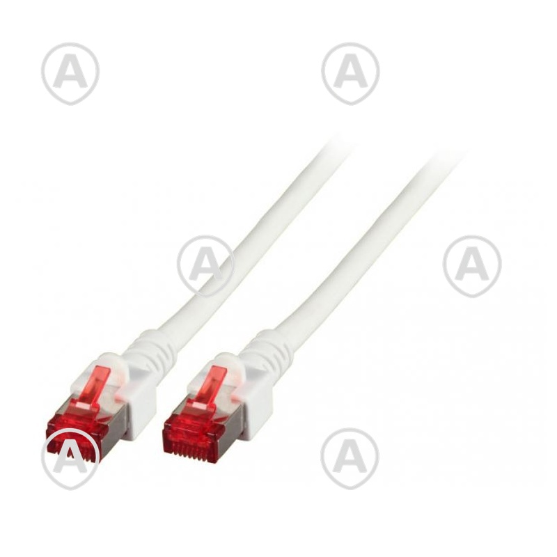 Vahekaabel CAT6 S/FTP 0,5M (Valge)                                                                                                                                                  