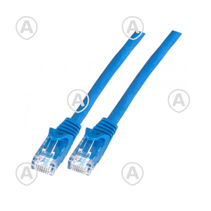 Vahekaabel CAT6 UTP, LSZH, 7,5m (sinine) / murdumiskaitsega                                                                                                                         