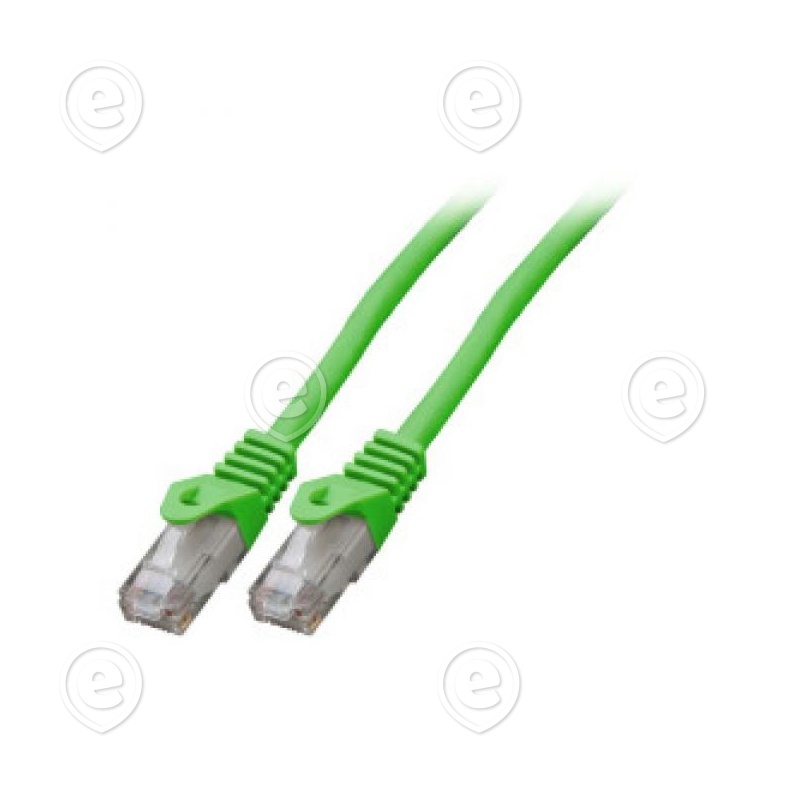 Vahekaabel CAT6 UTP, LSZH, 1,0m (roheline) / murdumiskaitsega                                                                                                                       