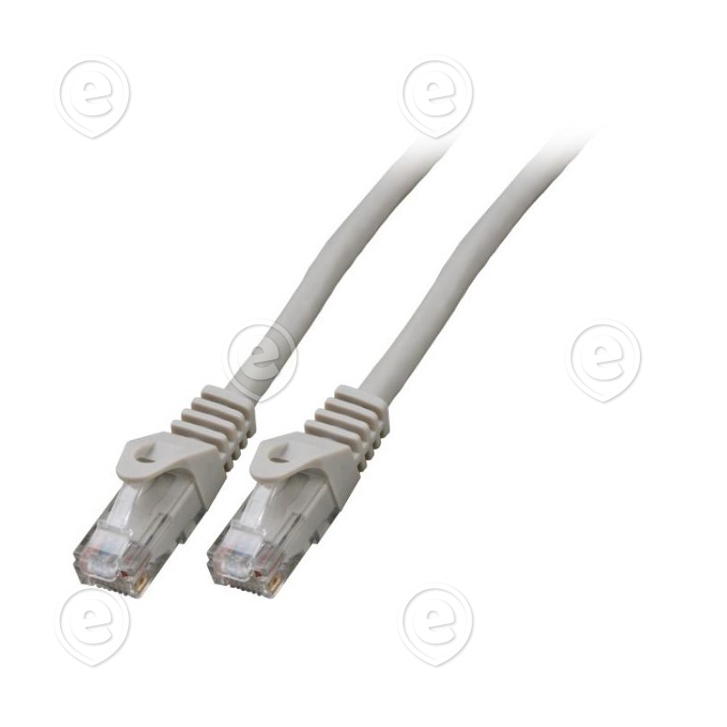 Vahekaabel CAT6 UTP, LSZH, 0,25m (hall) / murdumiskaitsega                                                                                                                          