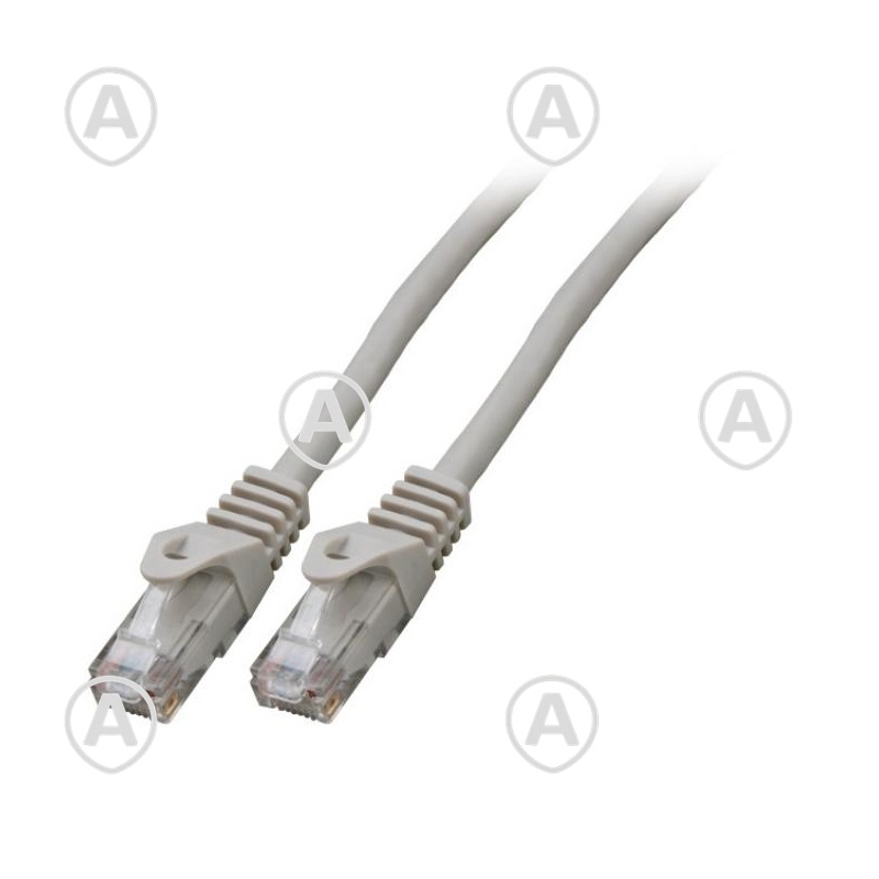 Vahekaabel CAT6 UTP, LSZH, 1,0m (hall) / murdumiskaitsega                                                                                                                           