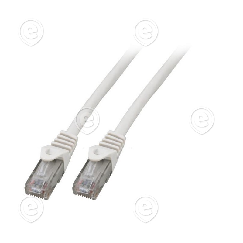 Vahekaabel CAT6 UTP, LSZH, 20,0m (valge) / murdumiskaitsega                                                                                                                         