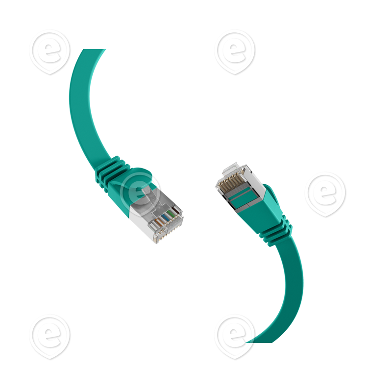 Vahekaabel CAT6A U/FTP 10G 2,0m (roheline) lapik