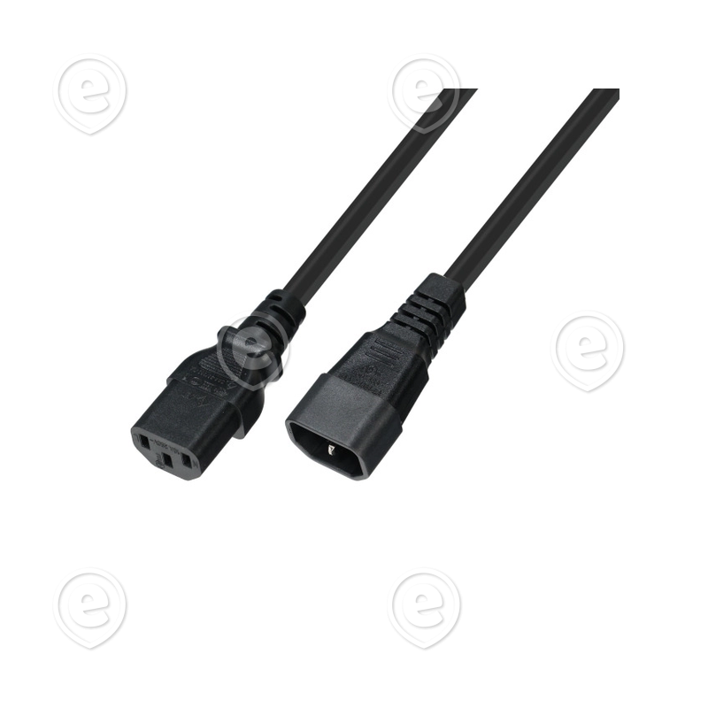 Toitejuhe ultrapehme 3,0m C13+C14, 3Gx1,00mm² must