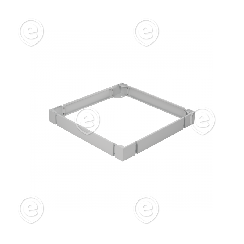 Sokkel PEL seeriale 600x600mm ( kõrgus 100mm), RAL7035                                                                                                                                     