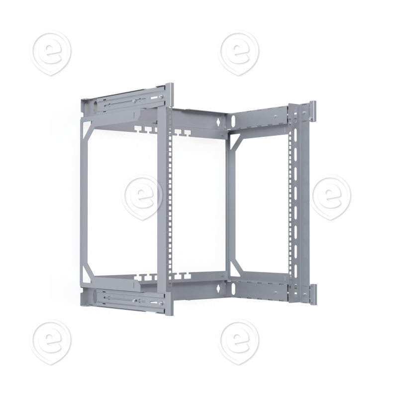 X-Rack 15U tellitava sügavusega seinaraam 400-600mm
