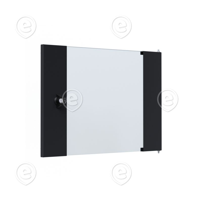 X-Rack 9U klaasuks RAL9005