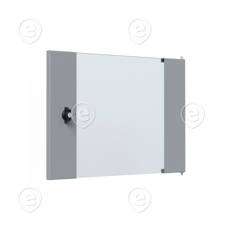 X-Rack 15U klaasuks RAL7035