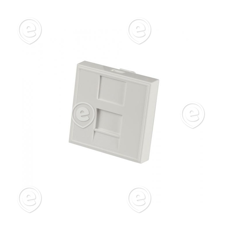 Keskplaat 45x45mm 1xkeystone otse                                                                       