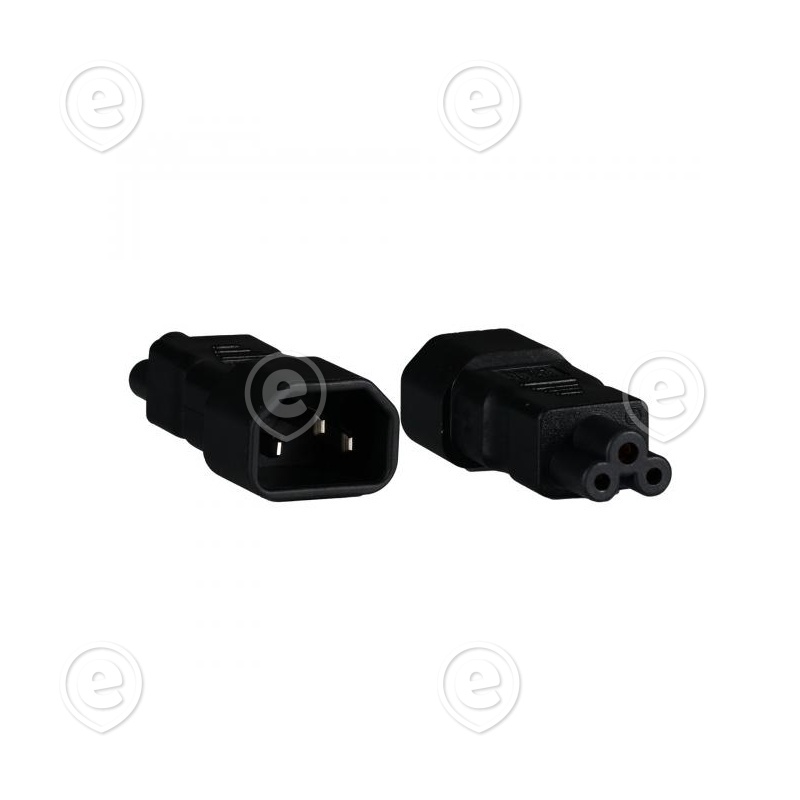 Toite üleminek C14  - IEC C5 ( Miki Mouse) pesa 