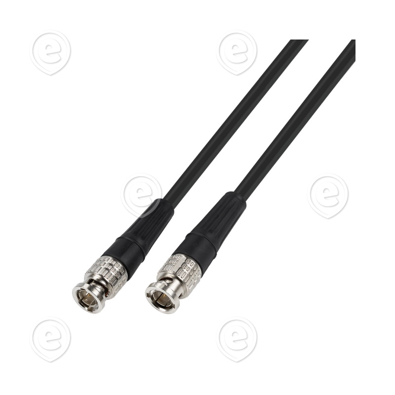 12G SDI Videokaabel BNC-BNC 75Ohm AWG18 must 5,0m                                                                                                                              