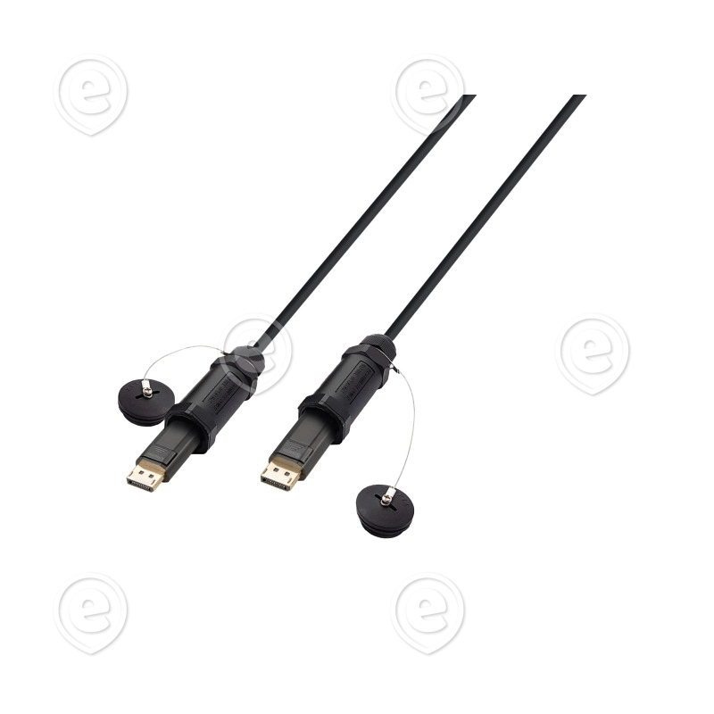 DisplayPort kaabel 1,4 8K60Hz AOC kaabel, armeeritud, 30,0m must                                                                                                                                   