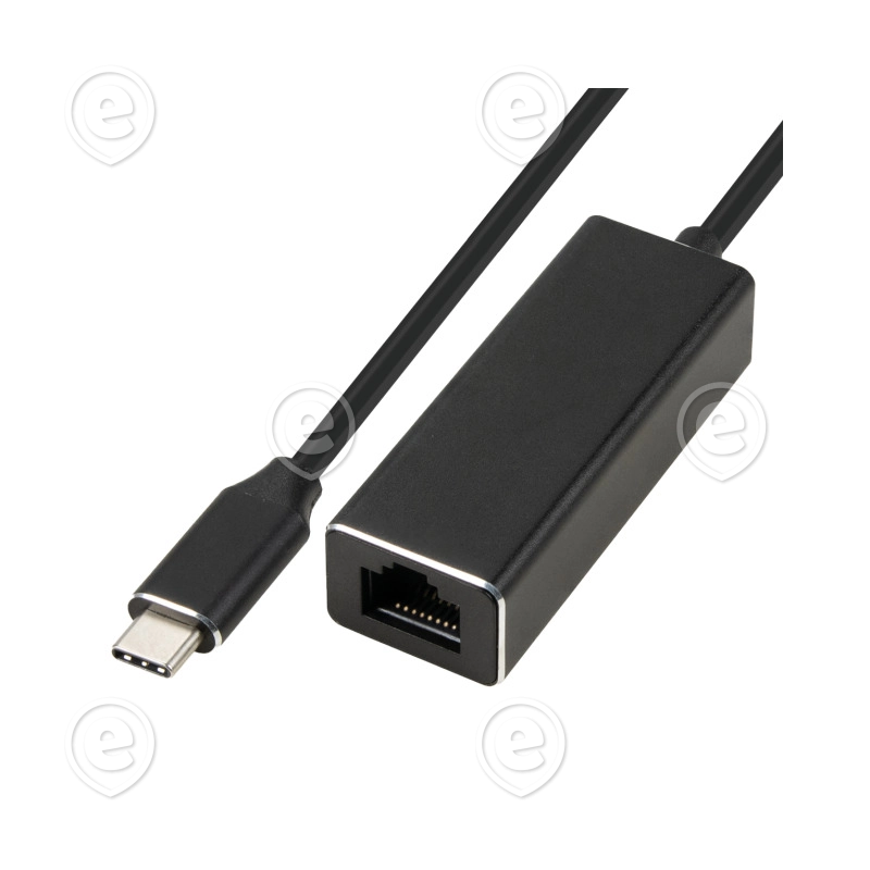 USB-C - RJ45 adapterkaabel 0,2m