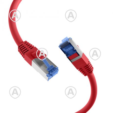Vahekaabel CAT6A S/FTP 10G 20,0m (punane) Superflex                                                                                                                                   