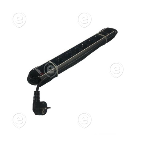 Toitepaneel 9-kohaline, Schuco pesad, 16A, kaabel 3m, 230V                                                                                                                          