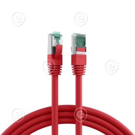 Vahekaabel CAT6A S/FTP 2,0M (punane)                                                                                                                                                 