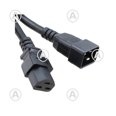 Toitejuhe 0,9m C20+C21, 3Gx3,31 mm², 20A/250V must                                                                                                                                                 