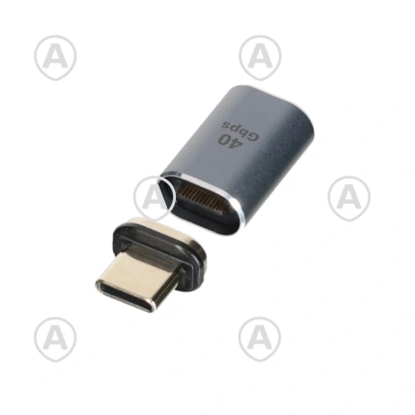 USB4 3x2 Magnetadapter USB-C otse 240W/5A 8K60Hz hall