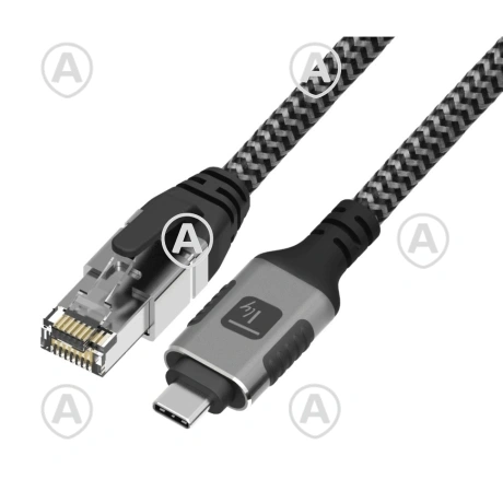Vahekaabel CAT6 USB-C - RJ45, 2,0m