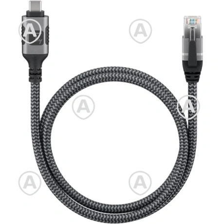 Vahekaabel CAT6 USB-C - RJ45, 7,5m