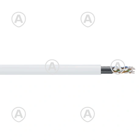 Kiuline ultrapehme kaabel CAT6A S/FTP, värvus valge, 50m/rull
