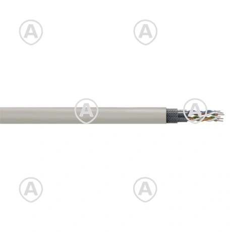Kiuline ultrapehme kaabel CAT6A S/FTP, värvus hall, 100m/rull