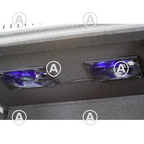 Seinakapp 9U heliisolatsiooniga 465x600x500mm (k,l,s), klaasuks ees, RAL7035                                                                                                                        