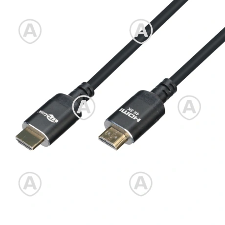 HDMI 2.1 kaabel 8K60Hz 48 Gbit/s 3.0m, must, slim