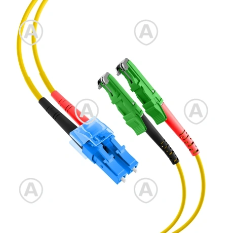 Jätkukaabel LC-E2000®/APC 9/125µ, OS2, LSZH, yellow, 3.0mm, 10m