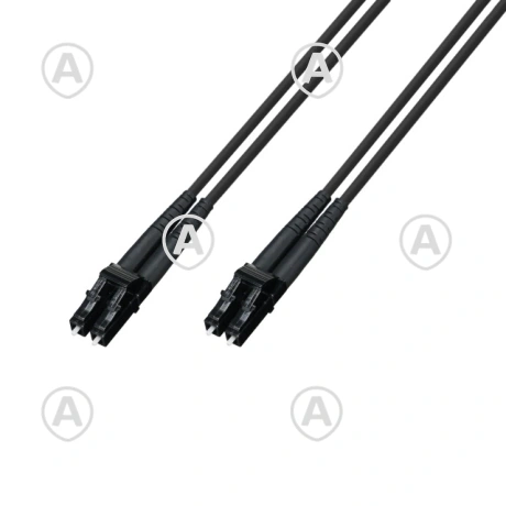 Jätkukaabel Blackseria MM LC/LC duplex 2x50/125 OM4 3m                                                                                                                                        