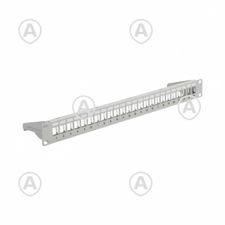 Modularpaneel 24-port, (ilma pesadeta) RAL7035                                                                                                                                      