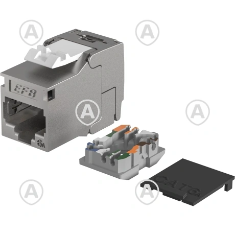 Modularpesa CAT6A , lühike korpus, välja avaneva tolmukaitsega, keystone                                                                                                                                                 