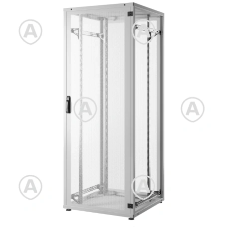 Serverikapp 47U 2186x800x1400mm, perfouksed ees ja taga, ilma külgseinadeta RAL7035