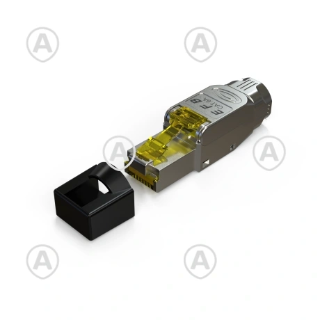 Modularpistik CAT6A , bajonett kinnitus , sobib plankkaablile                                                                                                                 