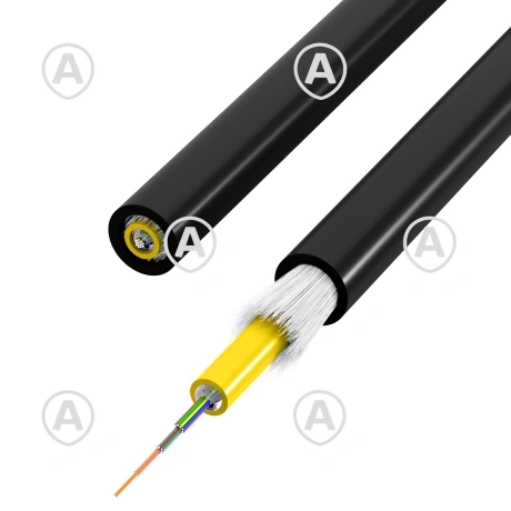 FO välikaabel INFRALAN® A-DQ(ZN)B2Y OM4 4G (1x4), 2000N must 5.8mm