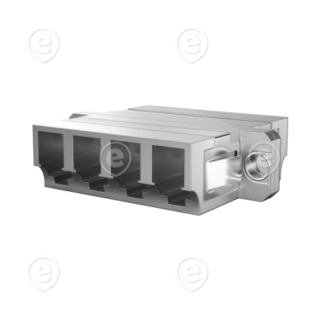 Adapter LC Quplex SM/MM, metallist                                                                                                                                          