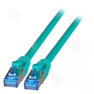 Vahekaabel CAT6A S/FTP 10G 1,0m (roheline) Superflex                                                                                                                                    