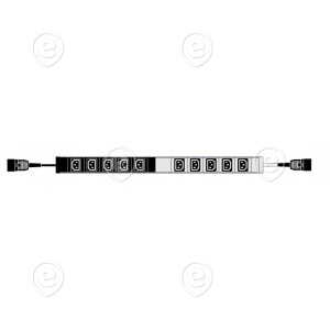 PDU 2x5 C13 with two separate circuits